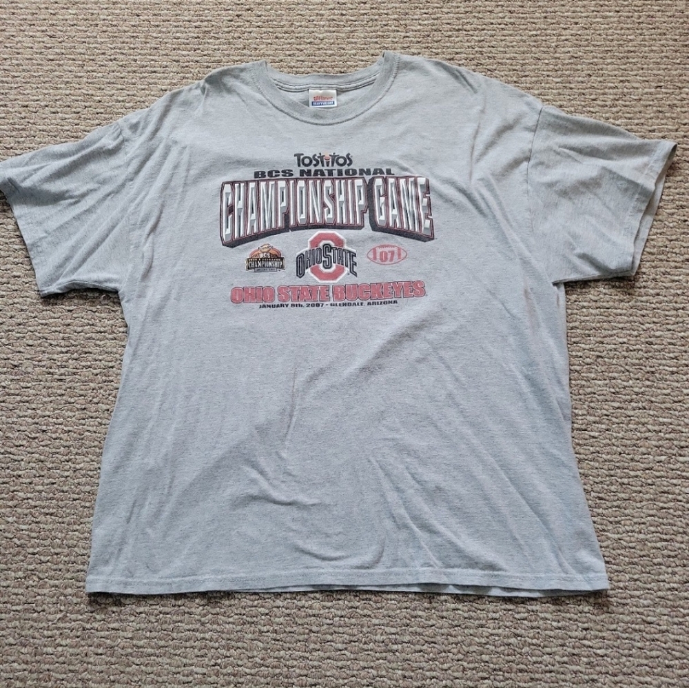 Vintage Ohio State Buckeyes 2007 Champions Game Shirt